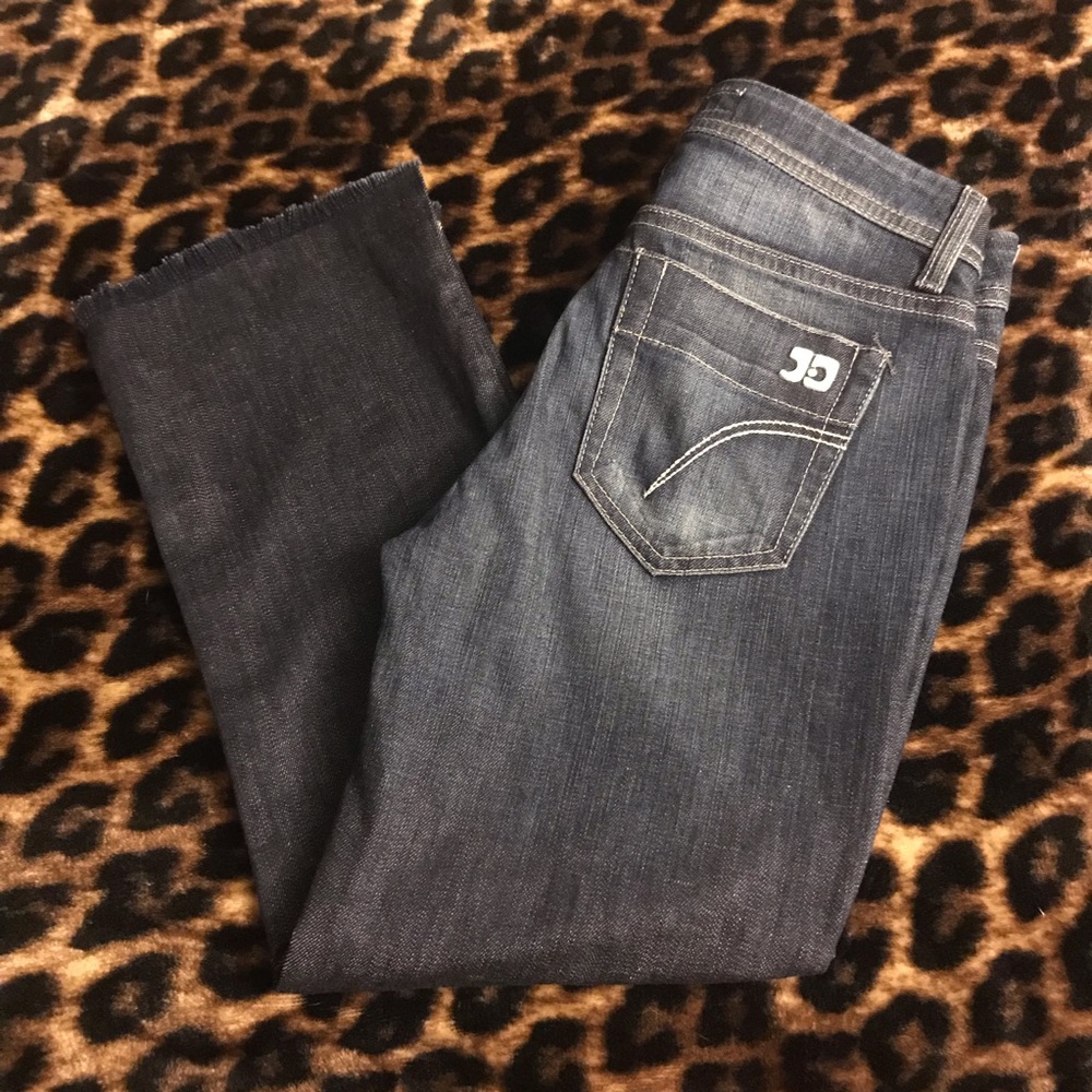 Joe Jeans Cropped Raw Hem | Dark Wash Sz. 29
